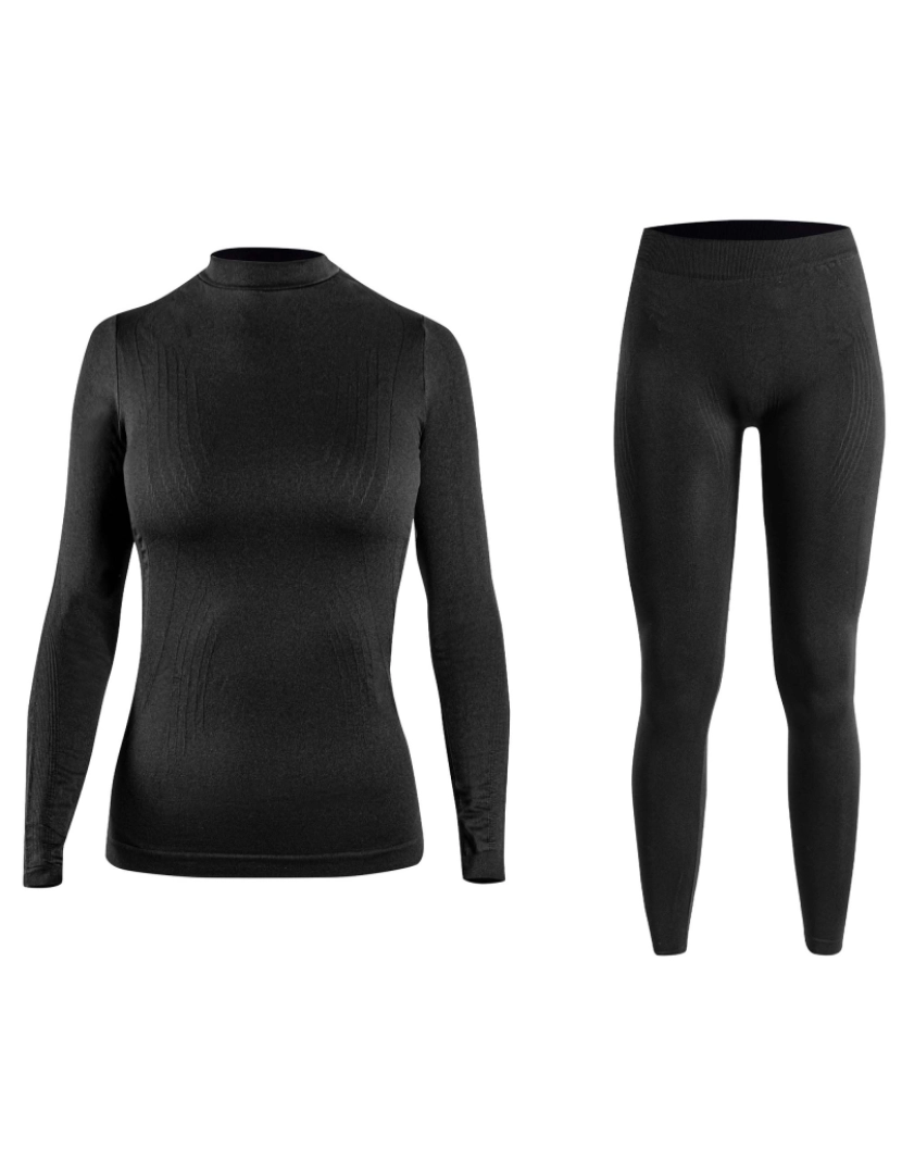 Leggings Térmicos Iron-Ic Man Ppl Warm 1.2 Preto - Iron-Ic