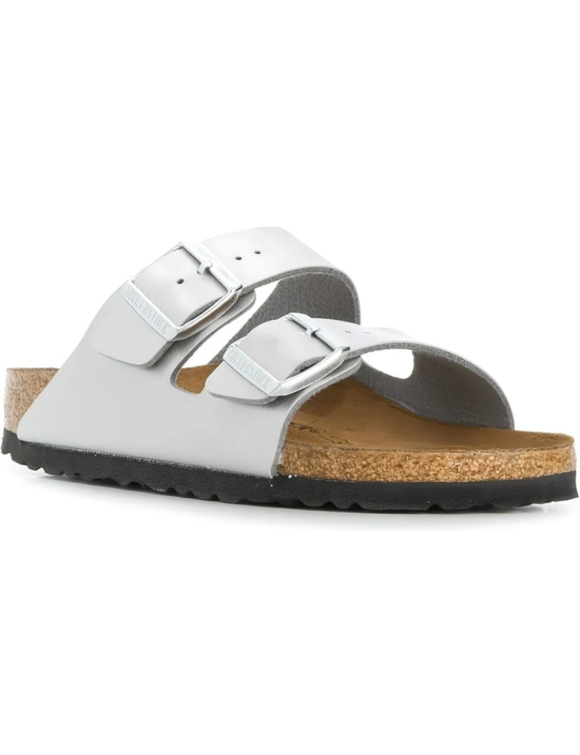 Birkenstock - Chinelos Birkenstock Arizona Prata