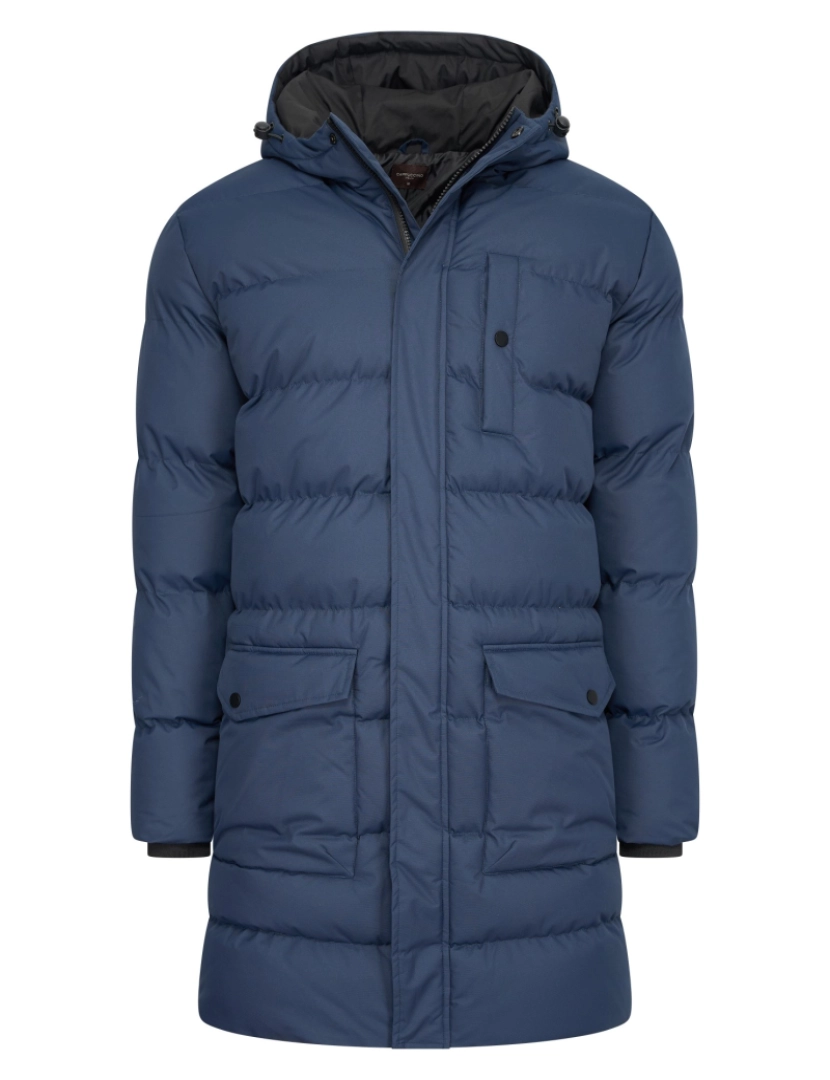 Cappuccino Italia - Cappuccino Italia Hooded Winter Jacket Navy Azul