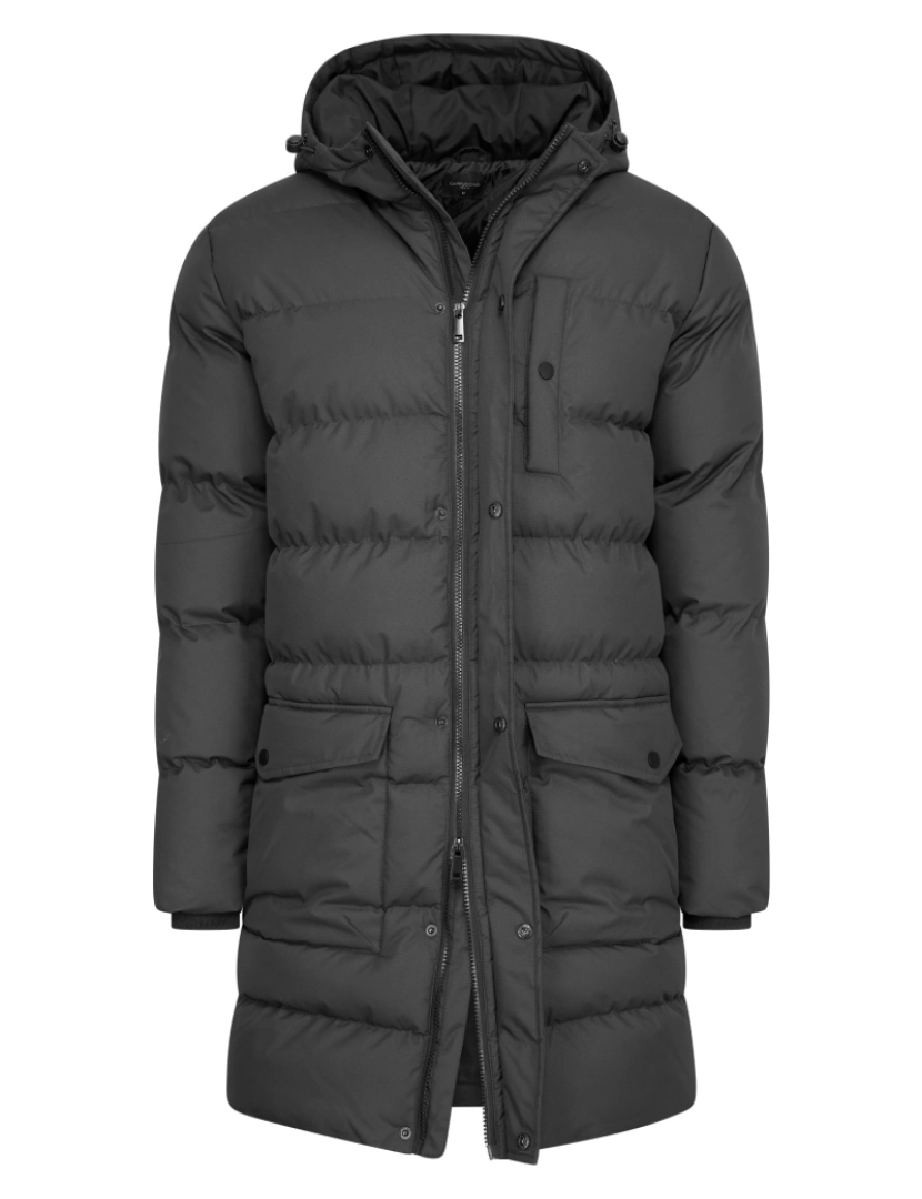 imagem de Cappuccino Italia Hooded Winter Jacket Zwart Negro3