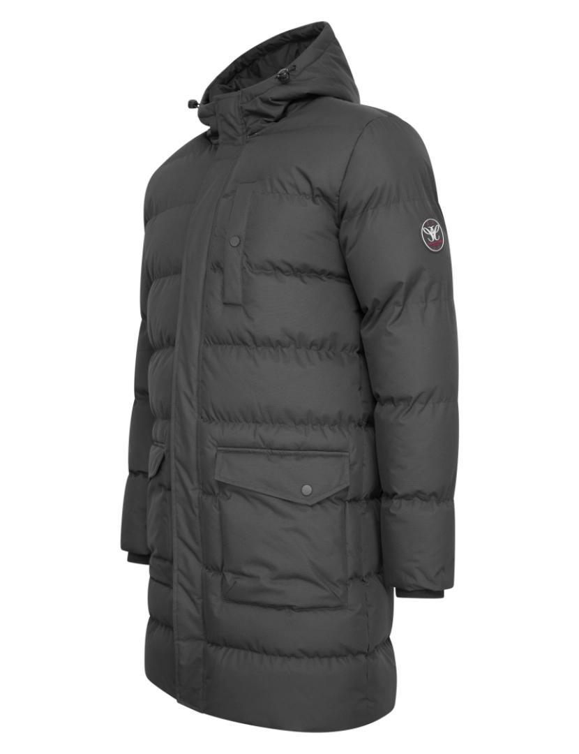 imagem de Cappuccino Italia Hooded Winter Jacket Zwart Negro4