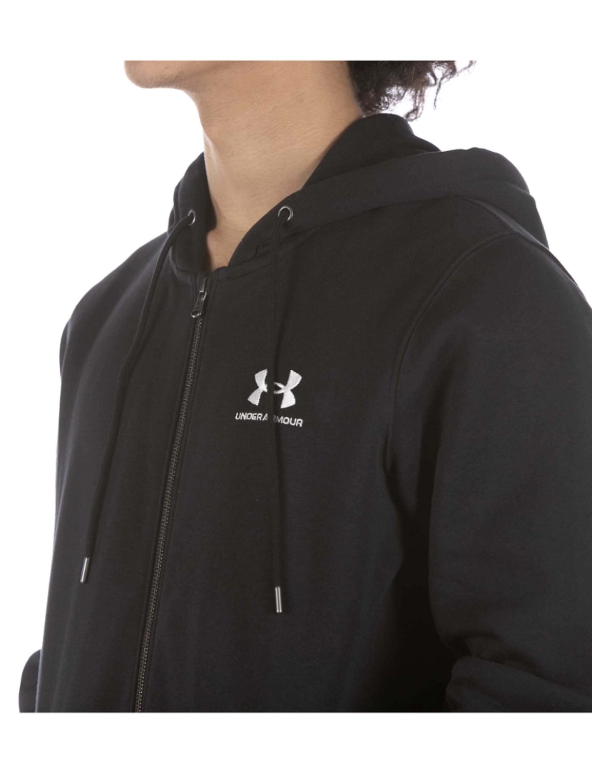 imagem de Hoodie Under Armour Essential Fleece, Preto, Homens5