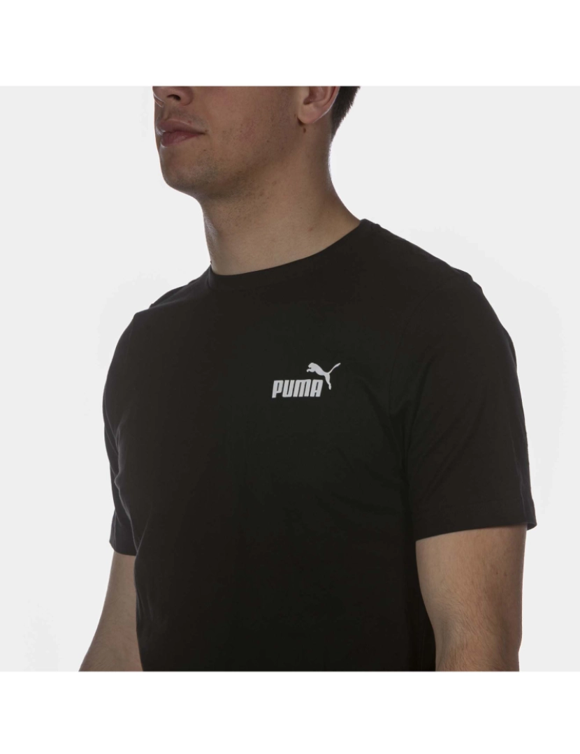 imagem de T-Shirt Puma Essentials Logo, Preto, Homens4