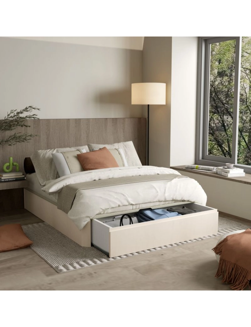 imagem de Sofá-cama Max 3D de luxo Artic 150x190 cm4
