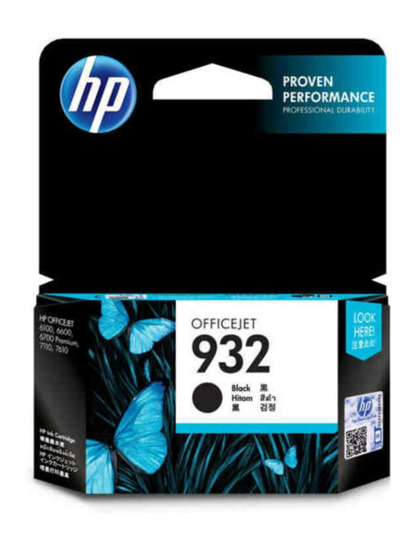 HP - Tinteiro de Tinta Original HP CN057AE Preto