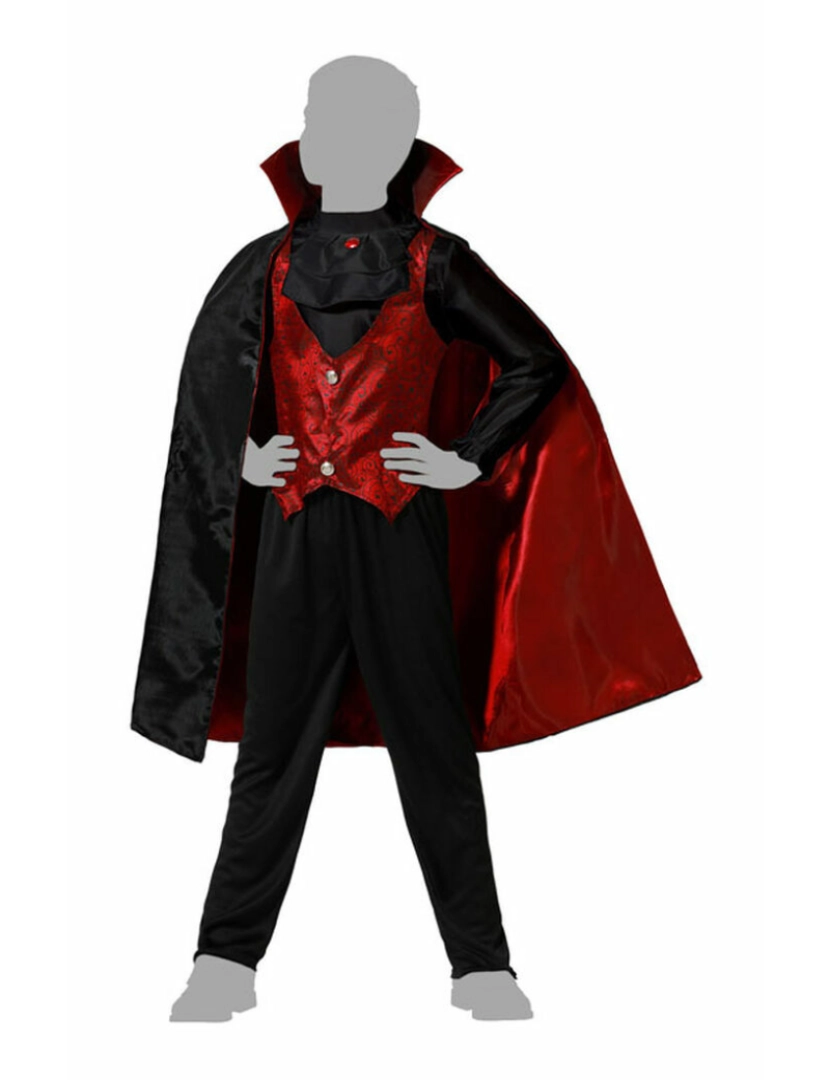 Disfarce Vampiro Vermelho Meninos - Bigbuy Carnival