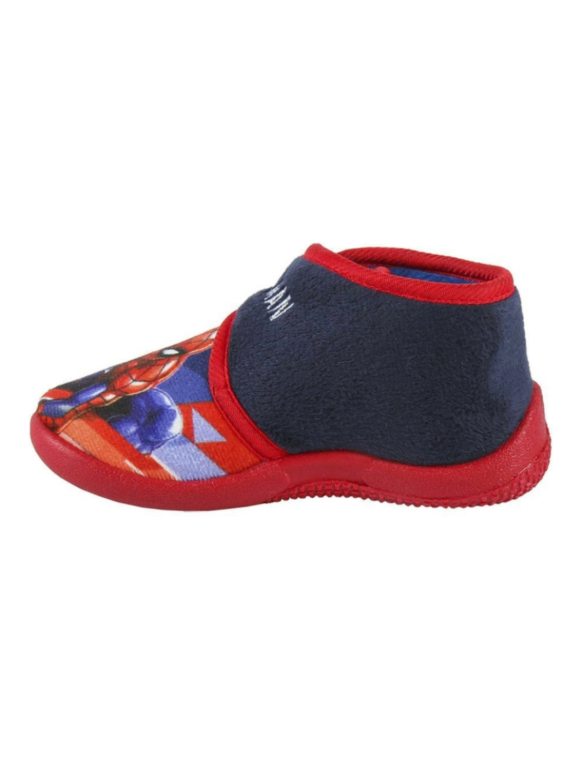 imagem de Pantufas Para Crianças 3D Spider-Man Vermelho Azul2