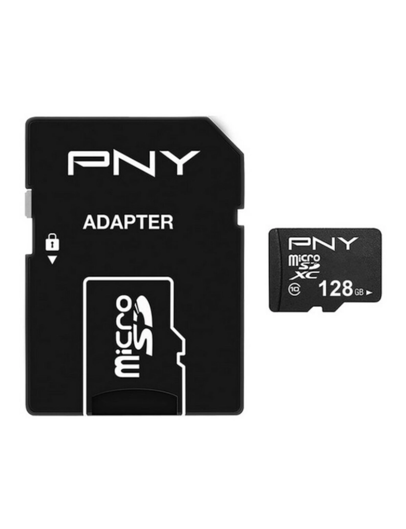 PNY - Cartão de Memória Micro SD com Adaptador PNY Performance Plus C10