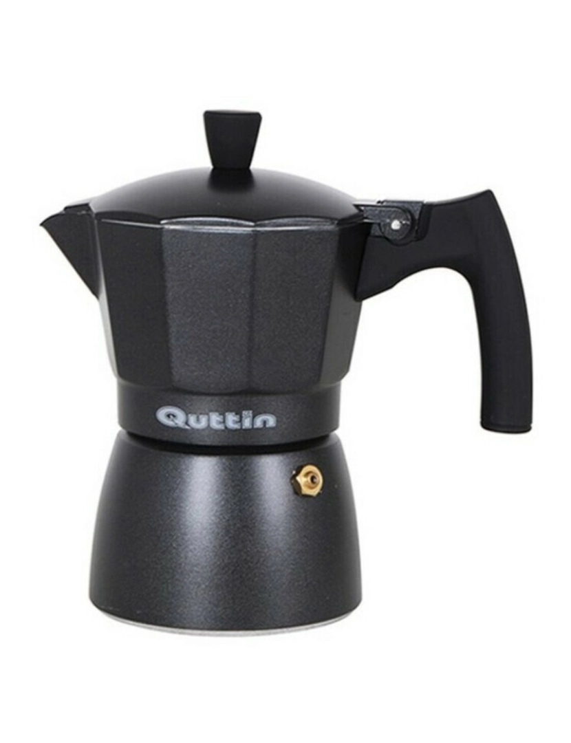 imagem de Cafeteira Italiana Quttin Darkblack Indução Preto5