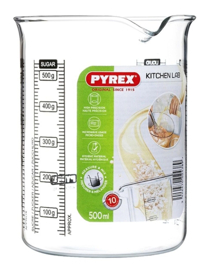 imagem de Copo medidor Pyrex Kitchen Lab Vidro2