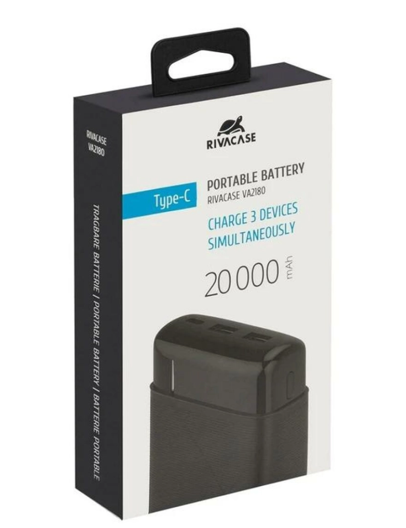 imagem de Powerbank Rivacase VA2180 Preto 20000 mAh4