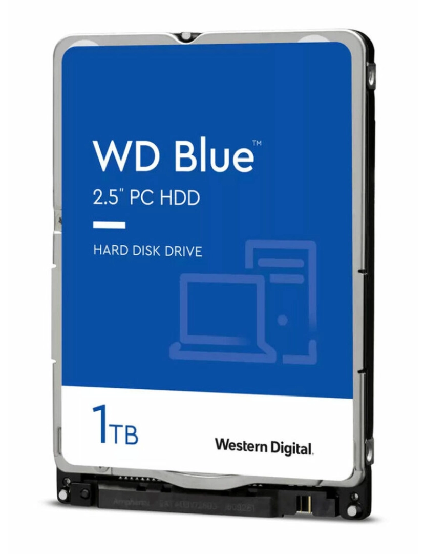 Western Digital - Disco Duro Western Digital WD10SPZX 1 TB 5400 rpm 2,5" 1 TB 1 TB HDD 1 TB SSD 2,5"