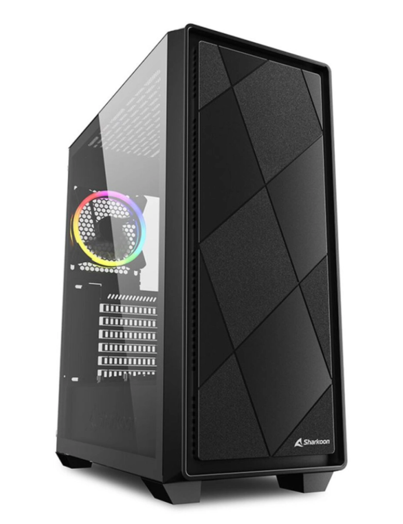 Sharkoon - Caixa Semitorre ATX Sharkoon VS8 RGB Preto