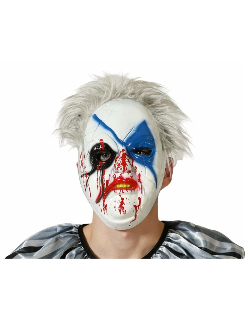 Bigbuy Carnival - Máscara Terror Halloween Palhaço Malvado