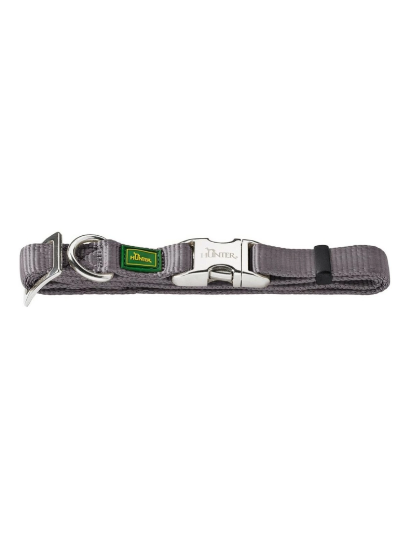 Hunter - Coleira para Cães Hunter Alu-Strong Cinzento Tamanho M (40-55 cm)