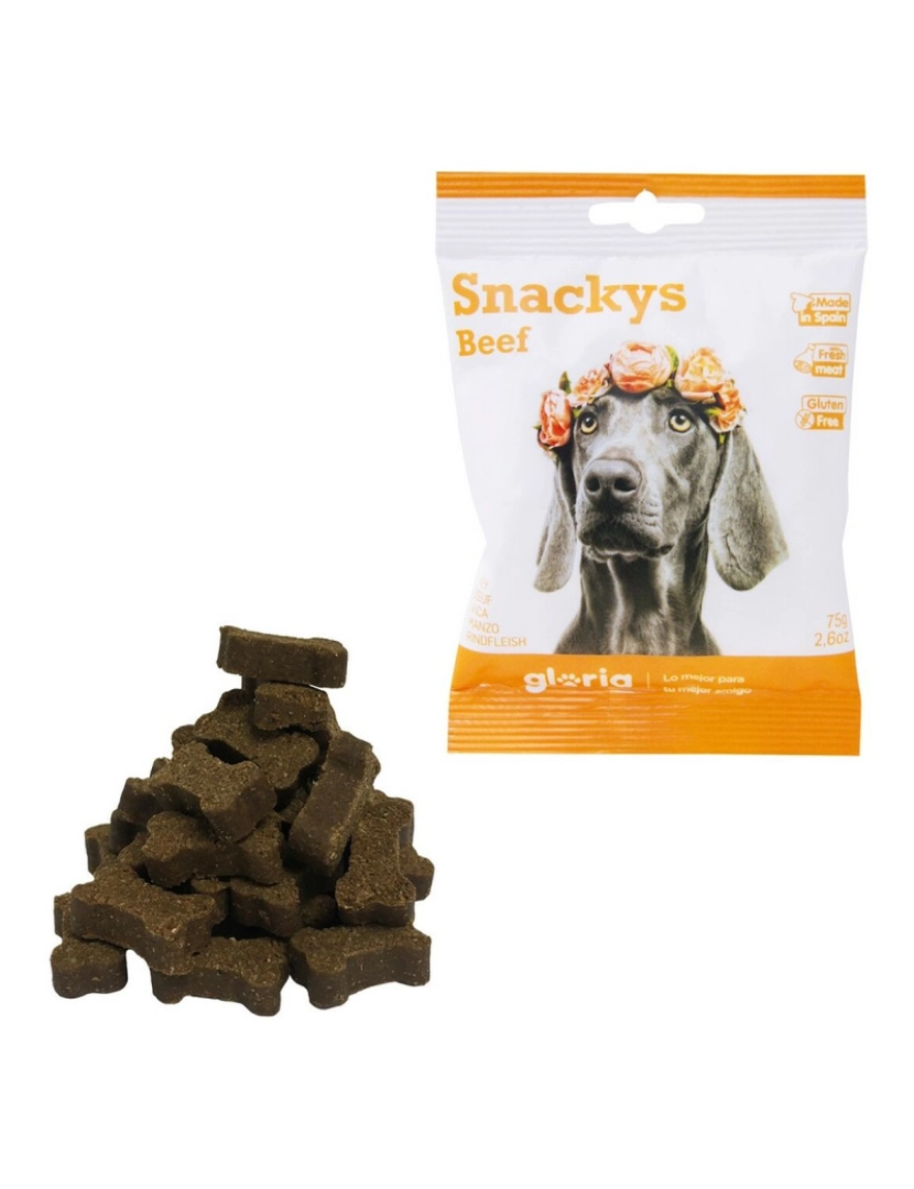 Gloria - Snack para cães Gloria Display Snackys 30 x 75 g Boi