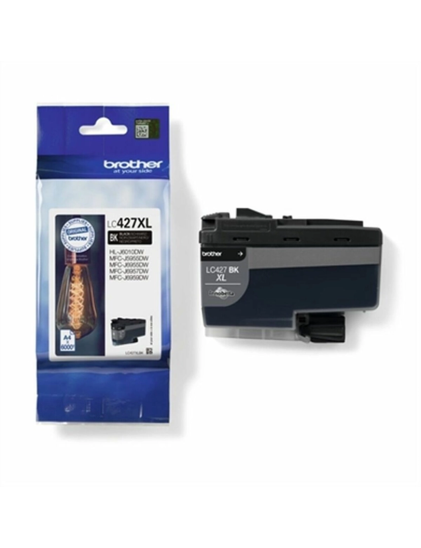 imagem de Tinteiro de Tinta Original Brother LC-427XLBK Preto1