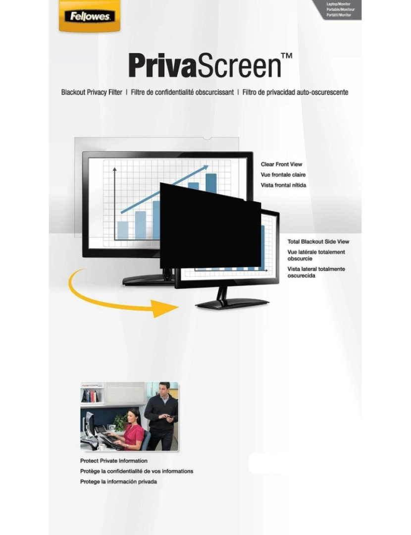 imagem de Filtro de Privacidade para Monitor Fellowes PrivaScreen3