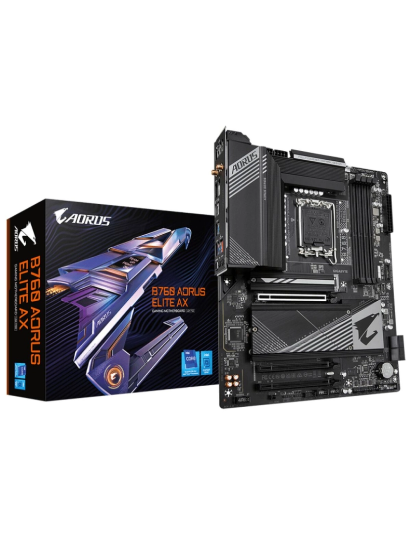 Gigabyte - Placa Mãe Gigabyte B760 AORUS ELITE AX Intel Intel B760 LGA 1700