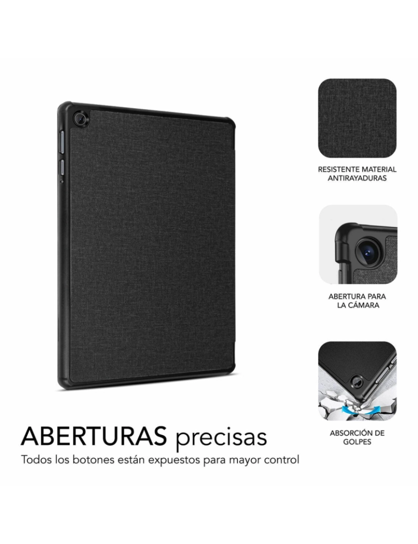 imagem de Capa para Tablet Subblim SUBCST-5SC110 Preto 10,3"5