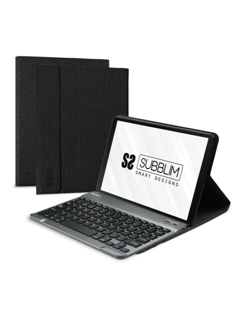 Subblim - Capa para Tablet e Teclado Subblim Samsung Galaxy A8 Preto