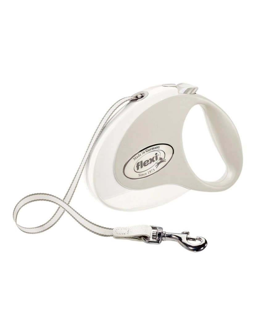 Flexi - Trela para Cães Flexi STYLE 3 m Tamanho S Branco