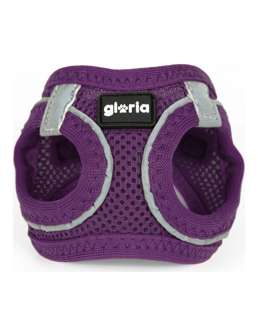 Gloria - Arnês para Cães Gloria Air Mesh Trek Star Ajustável Roxo Tamanho XXXS (18-20 cm)