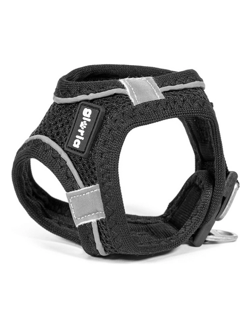 Gloria - Arnês para Cães Gloria Air Mesh Trek Star Ajustável Preto Tamanho XXXS (18-20 cm)