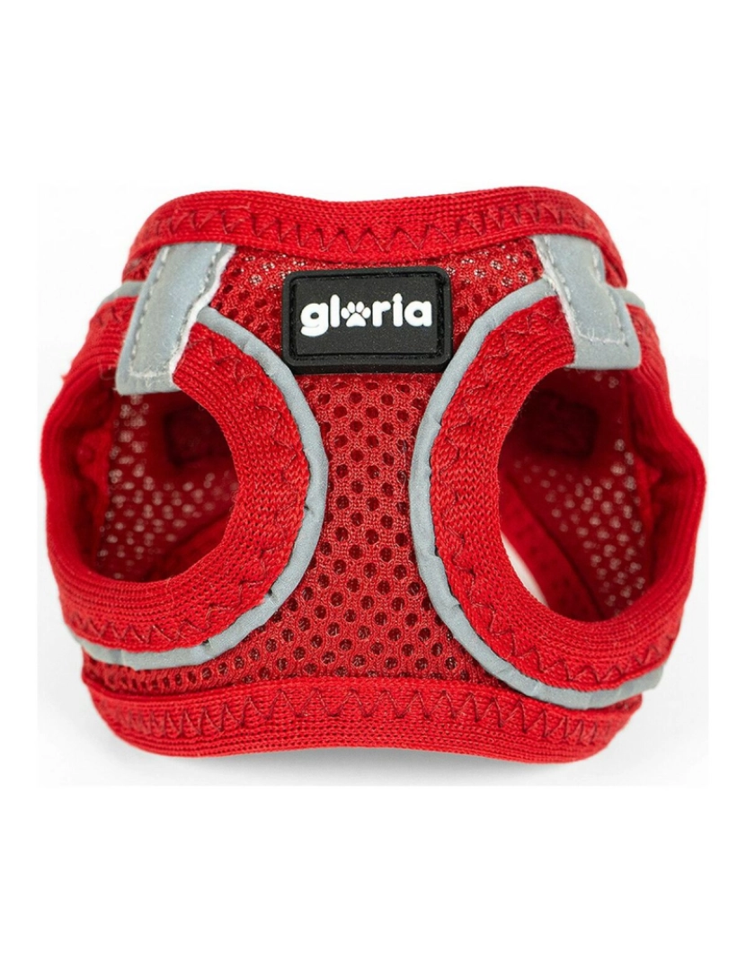 imagem de Arnês para Cães Gloria Air Mesh Trek Star Ajustável Vermelho Tamanho XXXS (18-20 cm)4