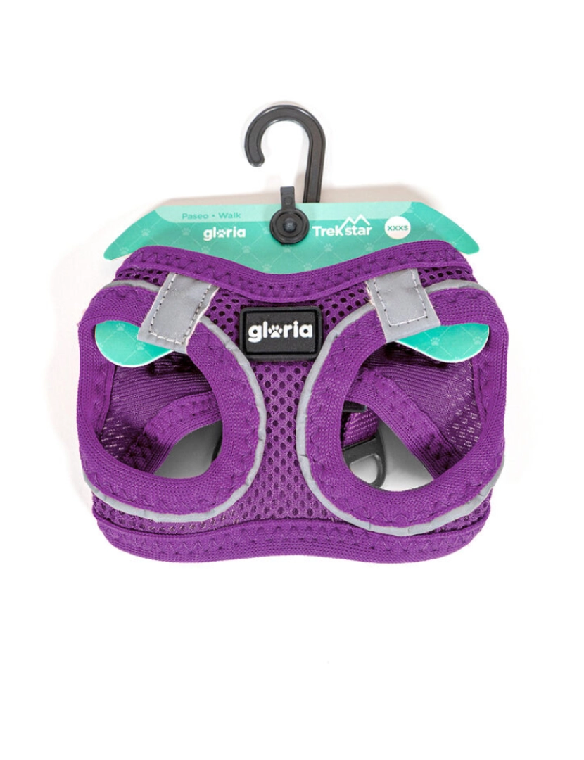 imagem de Arnês para Cães Gloria Trek Star 24-26 cm 28-28,6 cm Roxo XXS2