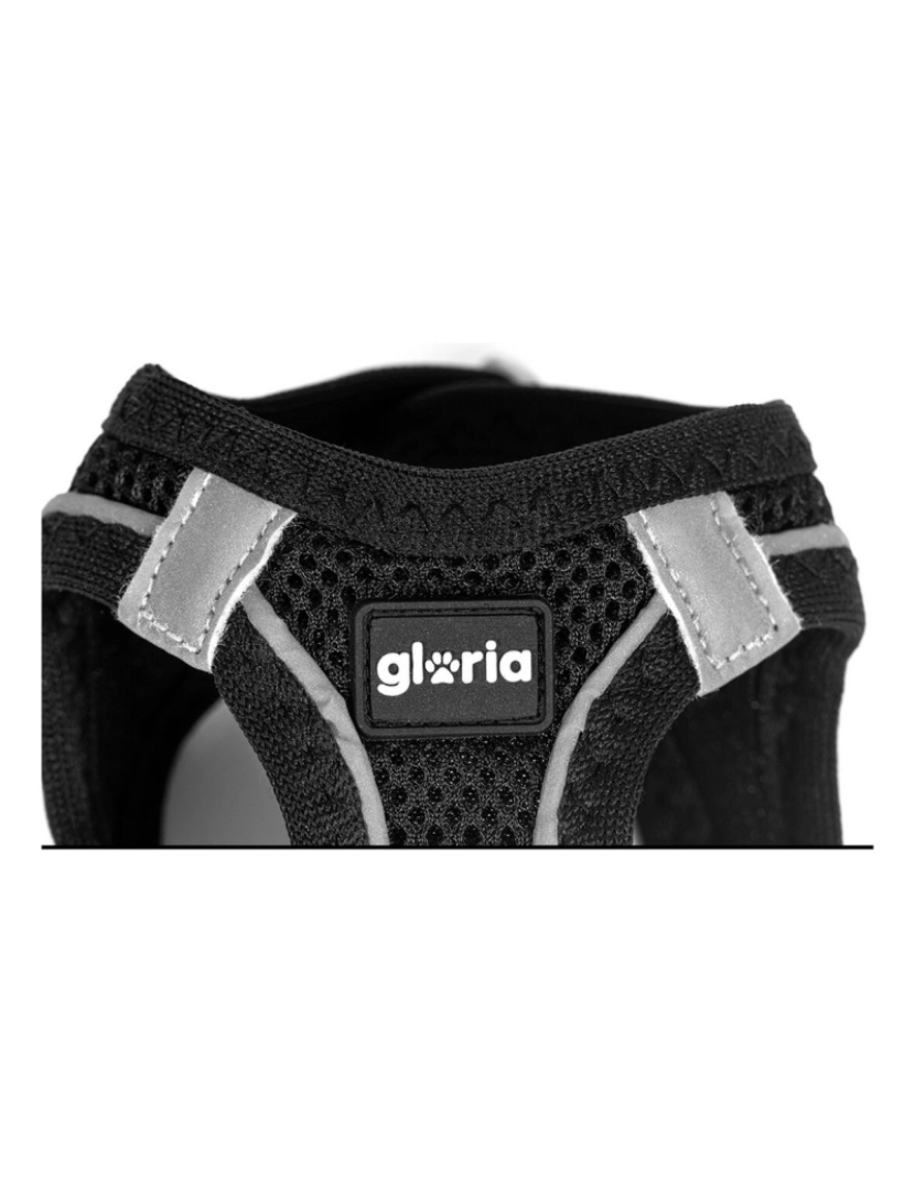 imagem de Arnês para Cães Gloria Air Mesh Star Preto Tamanho XXS (24-26 cm)3