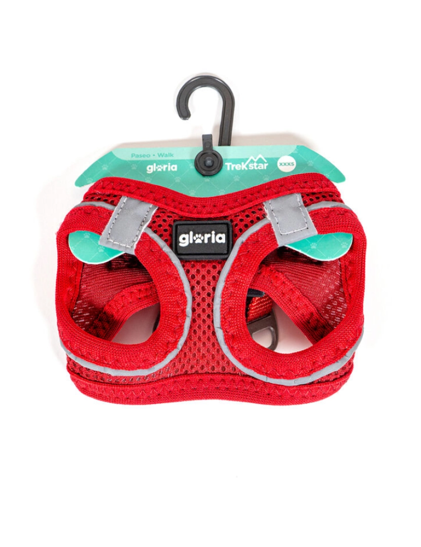 imagem de Arnês para Cães Gloria Trek Star 24-26 cm 28-28,6 cm Vermelho XXS2