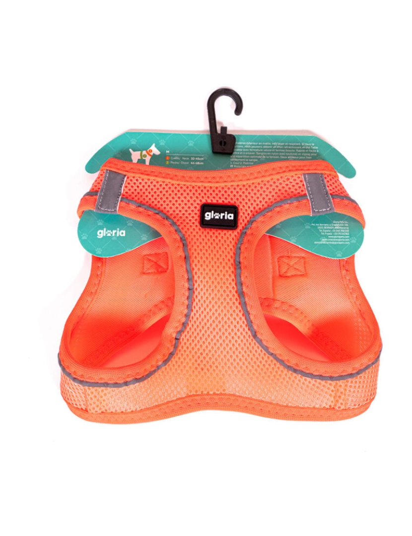 imagem de Arnês para Cães Gloria Trek Star 29,4-32,6 cm 41,4-43 cm Laranja S2