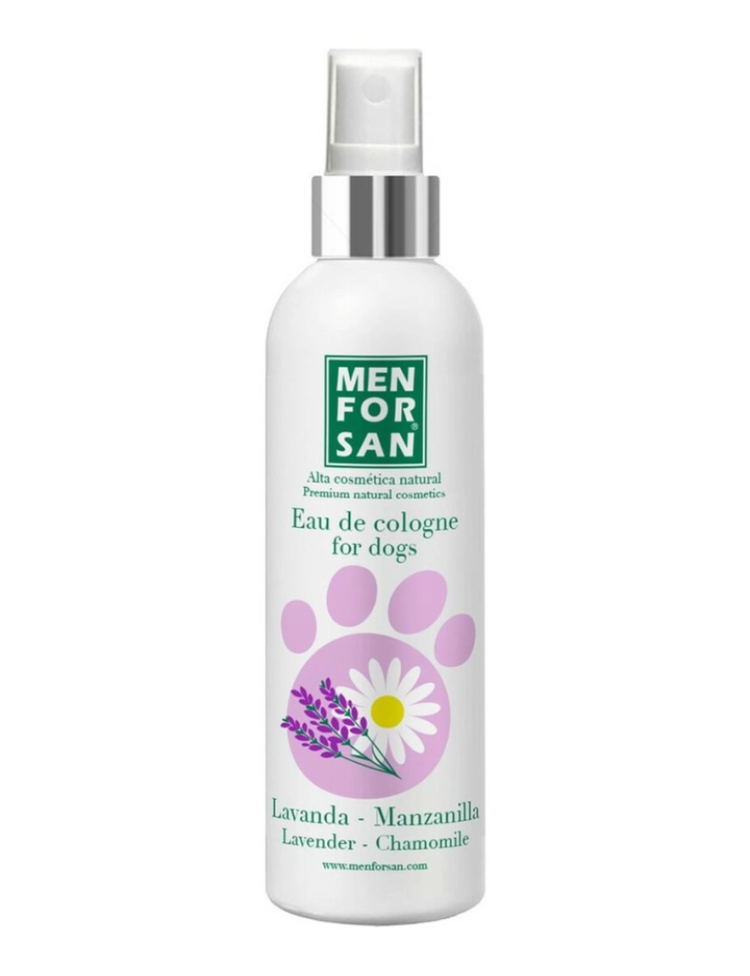 imagem de Água-de-Colónia Menforsan Cão Lavanda Camomila 125 ml1