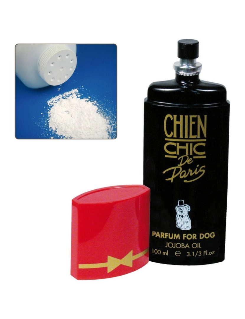 Chien Chic - Perfume para Animais de Estimação Chien Chic Cão Pós de Talco (100 ml)