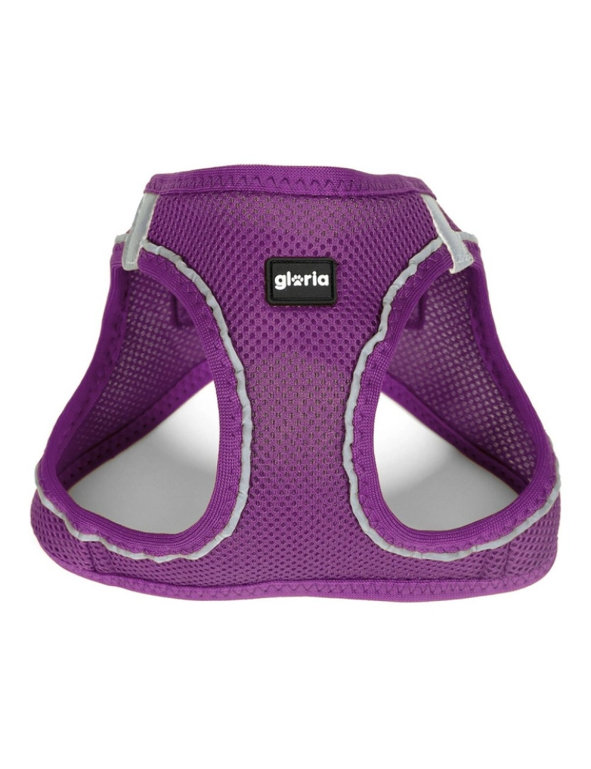 Gloria - Arnês para Cães Gloria Air Mesh Trek Star Ajustável Roxo L (33,4-35 cm)