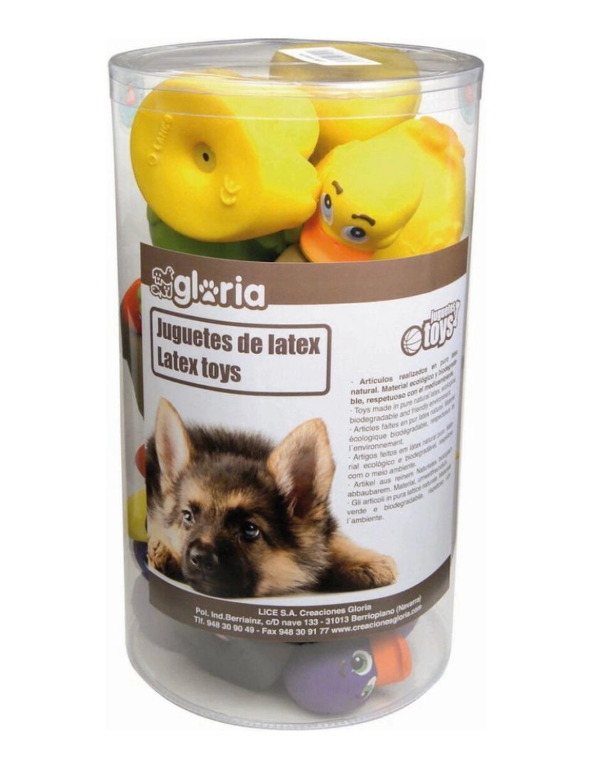 imagem de Brinquedo para cães Gloria Patos Látex (18 pcs)2