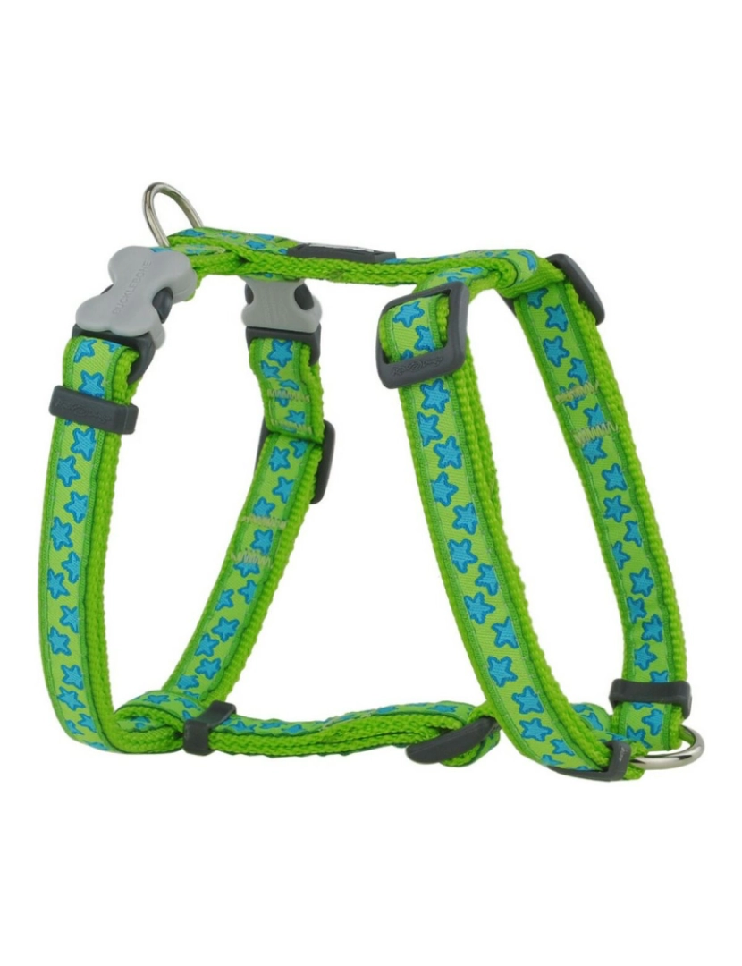 imagem de Arnês para Cães Red Dingo Style Estrela Verde 30-48 cm1