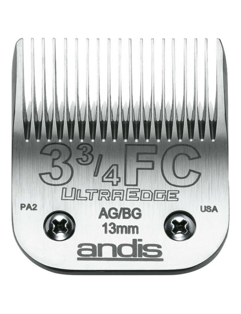 Andis - Lâminas de Barbear Andis 3 3/4FC Aço