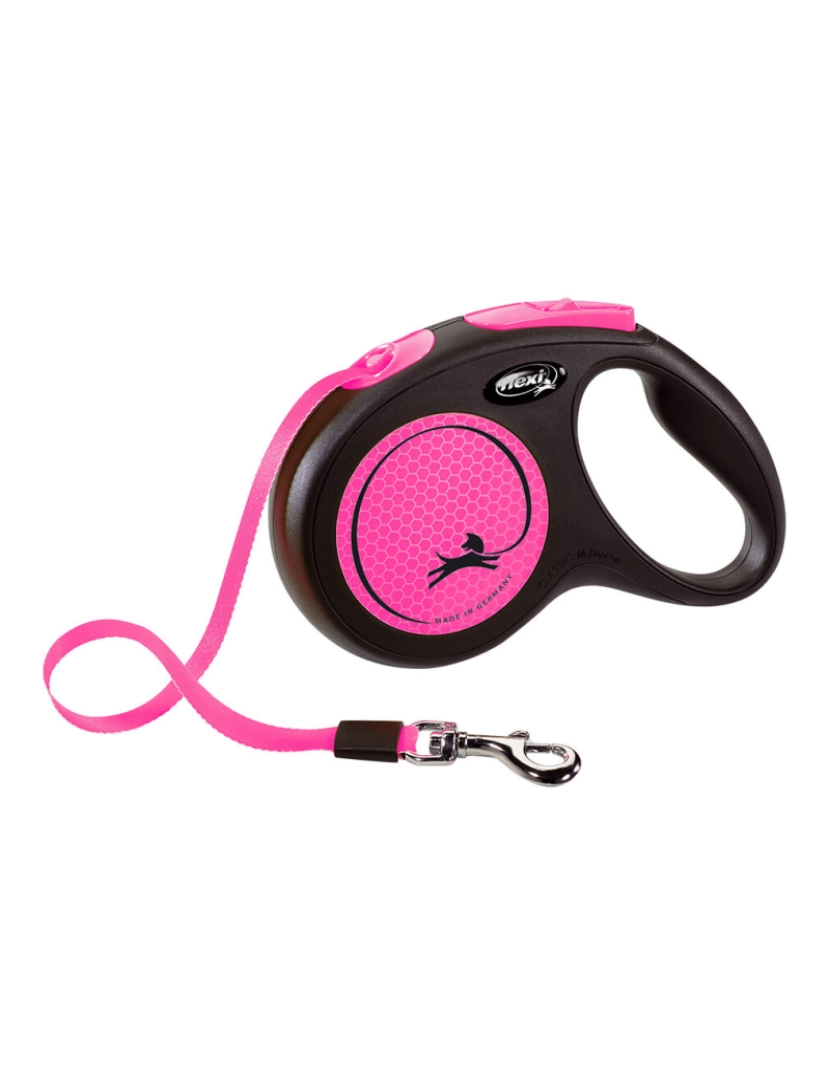 Flexi - Trela para Cães Flexi Flexi 5 m Cor de Rosa M