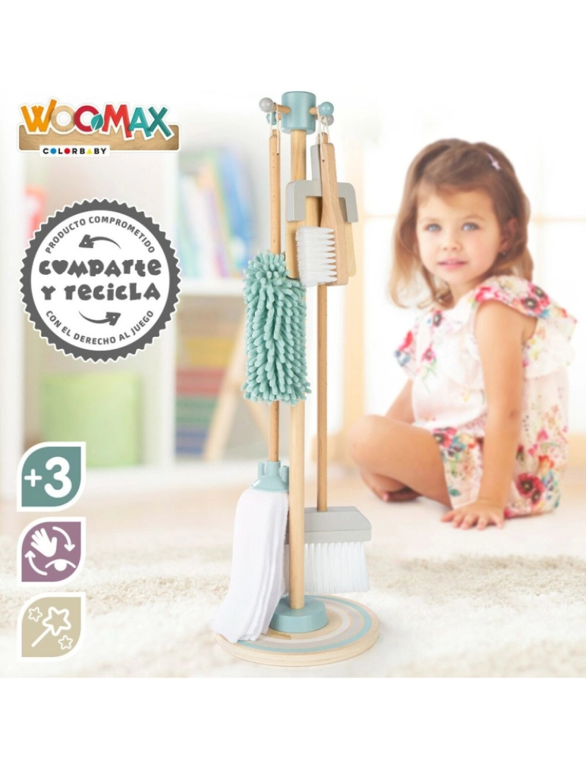 imagem de Kit de Limpeza & Armazenamento Woomax Brinquedo 23,5 x 75 x 23,5 cm4