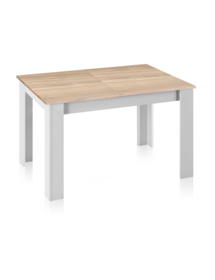 imagem de Mesa de comedor Danna Blanco Artik (Blanco Mate) - Roble Canadian 190 x 78 x cm5