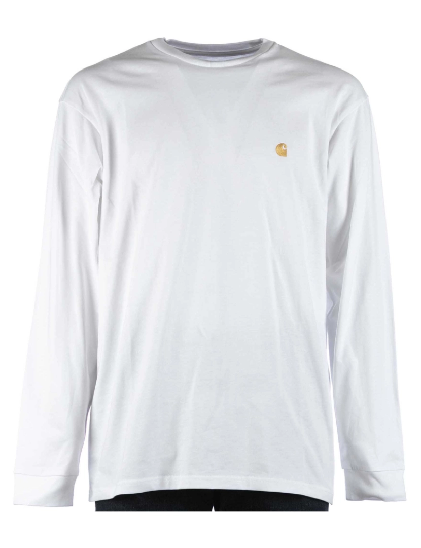 Carhartt - Carhartt manga comprida T-shirt Chase White