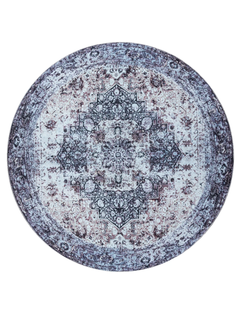 imagem de Tapete Antika Circulo Ancret Washedstone, Ornamento2