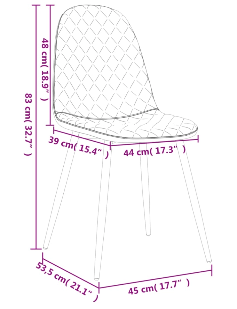 imagem de vidaXL Cadeiras de jantar 4 pcs veludo cinzento-claro10