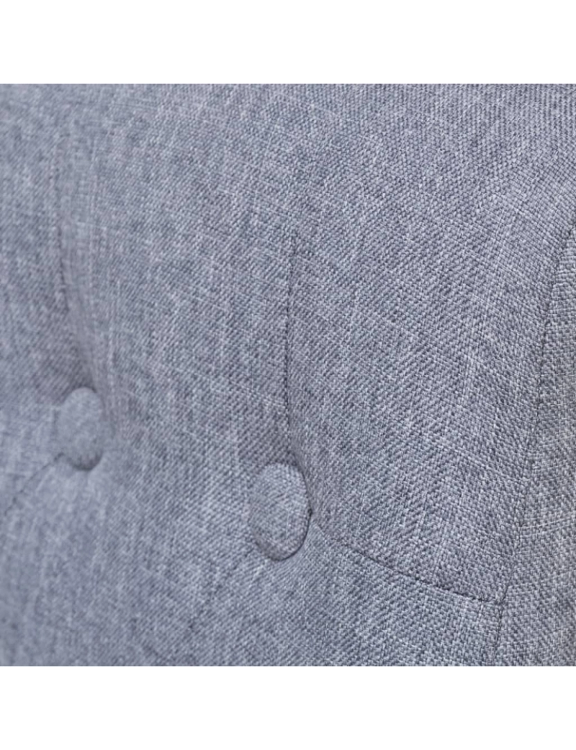 imagem de vidaXL Cadeiras de jantar 4 pcs tecido cinzento-claro6