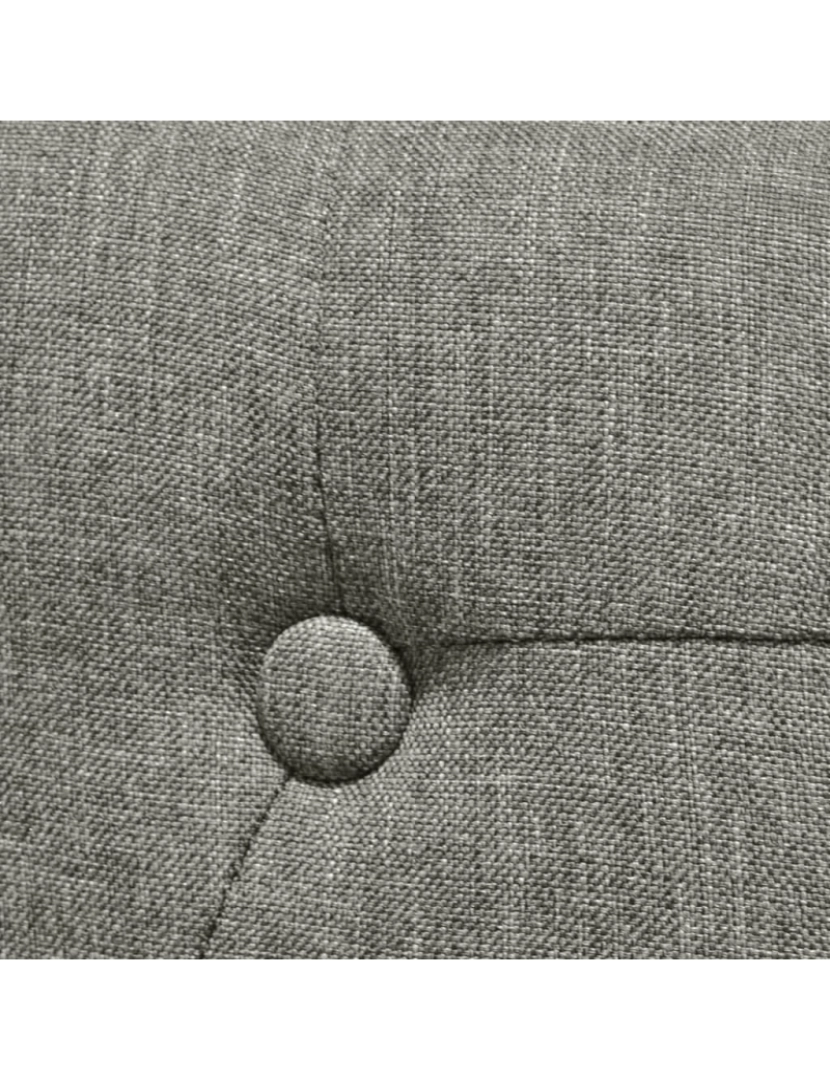 imagem de vidaXL Cadeiras de jantar 6 pcs tecido cinzento6
