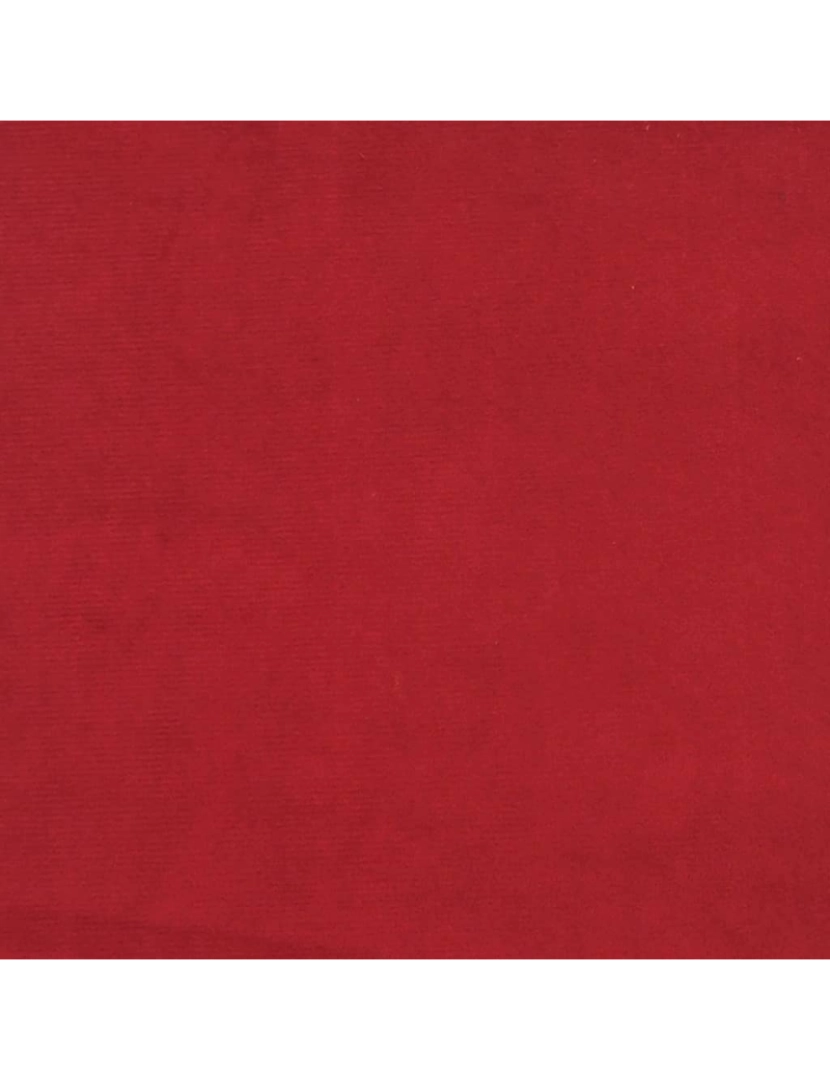 imagem de vidaXL Cadeiras de jantar giratórias 2 pcs veludo vermelho tinto10