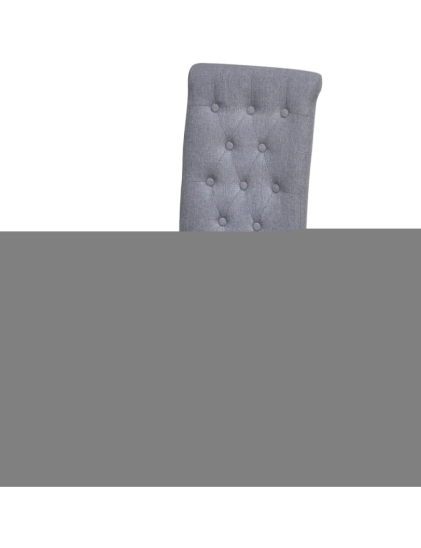imagem de vidaXL Cadeiras de jantar 6 pcs tecido cinzento-claro4