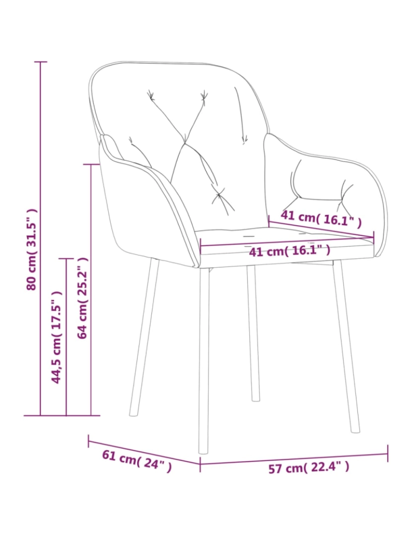 imagem de vidaXL Cadeiras de jantar 2 pcs veludo preto10